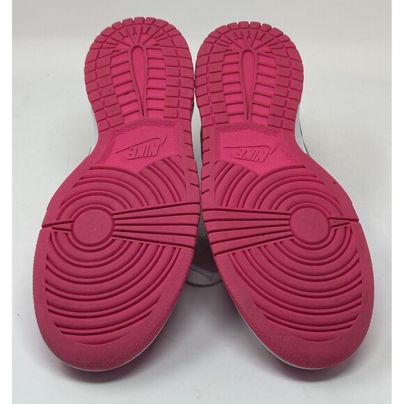 Nike Dunk Low Laser Fuchsia Sneakers 4.5Y Women’s 6 Pink GS Shoes FB9109-102 - Picture 11 of 12